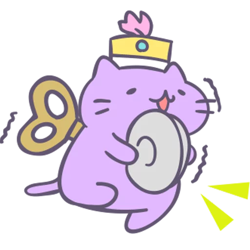 😣 Стикер «Kitty March Band» для Telegram