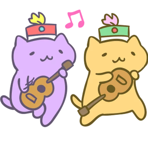 🎸 Стикер «Kitty March Band» для Telegram