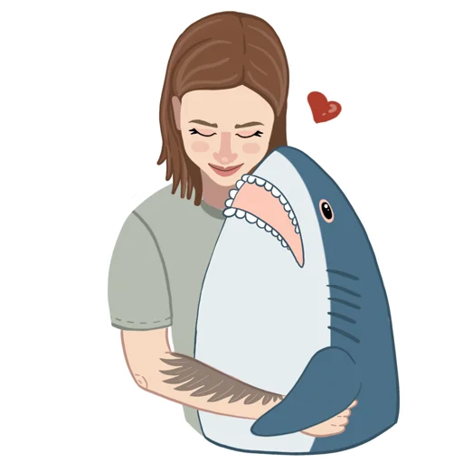 🐬 Стикер «Митрошина» для Telegram
