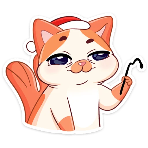☺️ Стикер «Зима с Миу-Мяу» для Telegram
