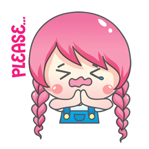 🙏 Стикер «miwaXkeichan» для Telegram