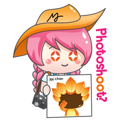 😎 Стикер «miwaXkeichan» для Telegram