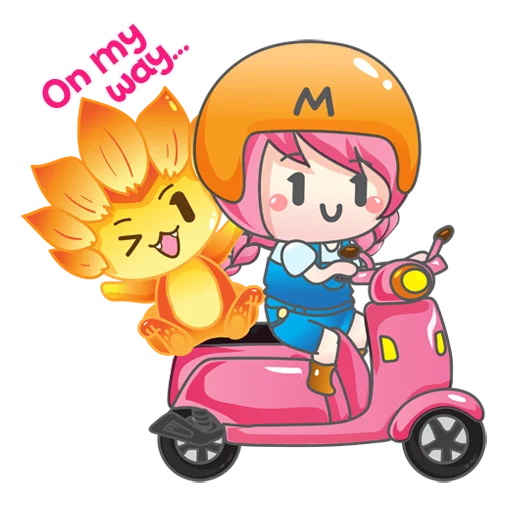 🚃 Стикер «miwaXkeichan» для Telegram
