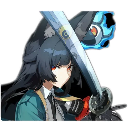 😠 Стикер «Hoshimi Miyabi» для Telegram