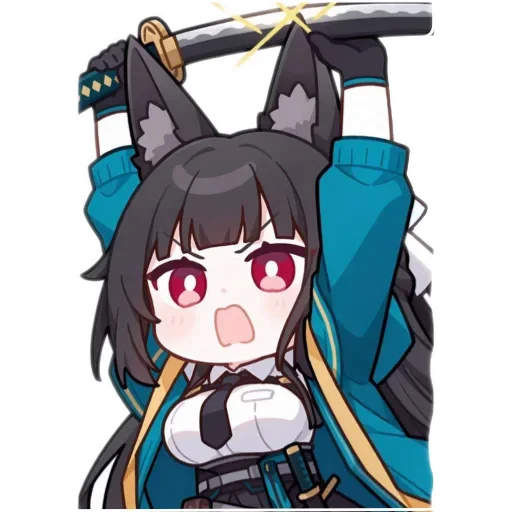 👿 Стикер «Hoshimi Miyabi» для Telegram