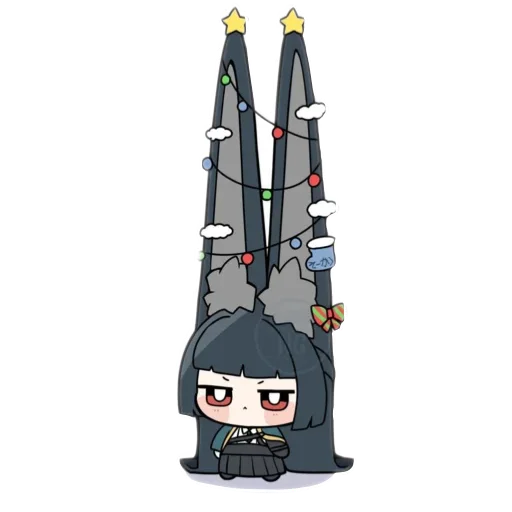 🎄 Стикер «Hoshimi Miyabi» для Telegram