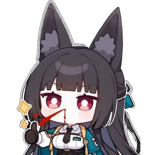 🩸 Стикер «Hoshimi Miyabi» для Telegram
