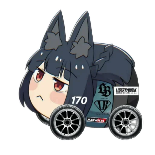 🏎 Стикер «Hoshimi Miyabi» для Telegram