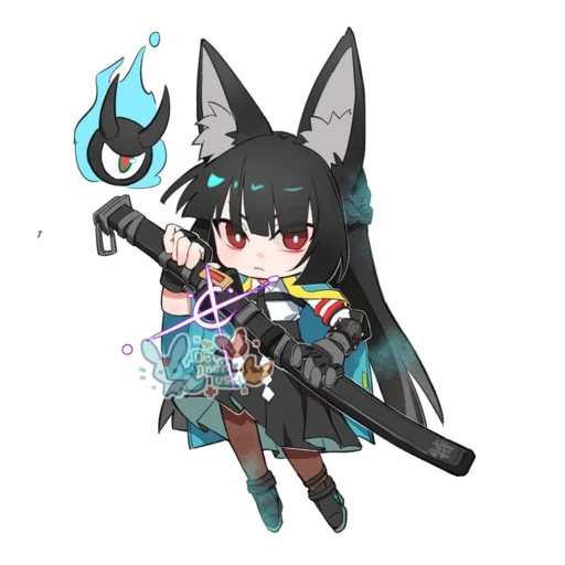 🎲 Стикер «Hoshimi Miyabi» для Telegram