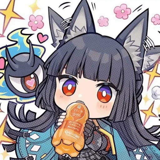 😋 Стикер «Hoshimi Miyabi» для Telegram