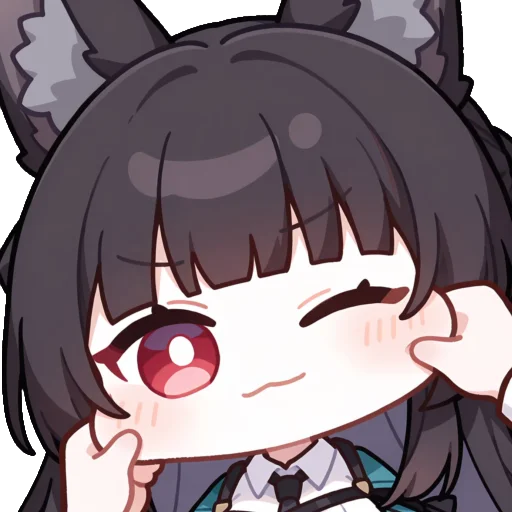 ☺️ Стикер «Chibi Miyabi» для Telegram