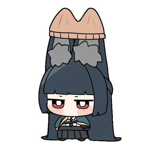 ❤️ Стикер «Chibi Miyabi» для Telegram
