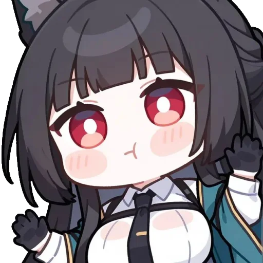 😠 Стикер «Chibi Miyabi» для Telegram