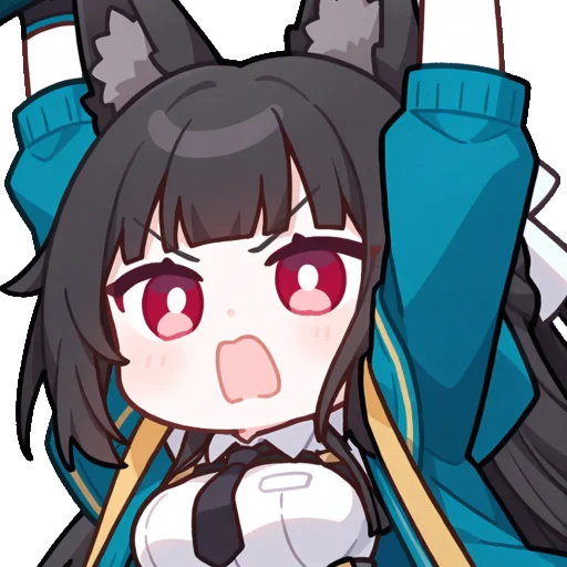 😠 Стикер «Chibi Miyabi» для Telegram