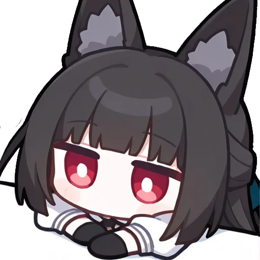 ❤️ Стикер «Chibi Miyabi» для Telegram