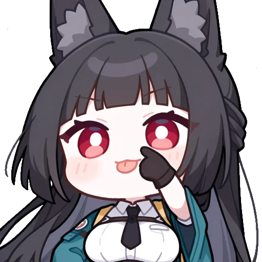 😛 Стикер «Chibi Miyabi» для Telegram