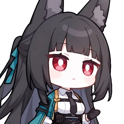 ❤️ Стикер «Chibi Miyabi» для Telegram