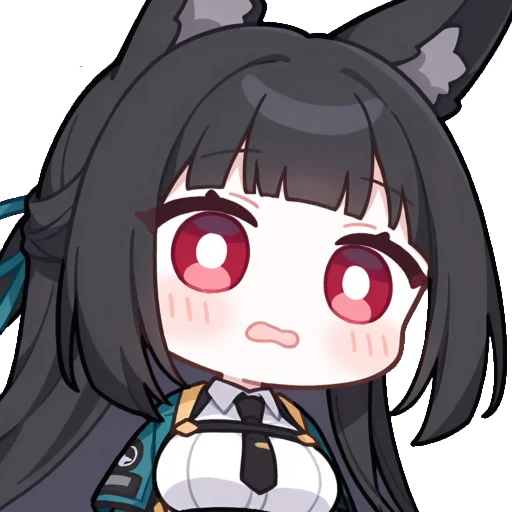 ❤️ Стикер «Chibi Miyabi» для Telegram