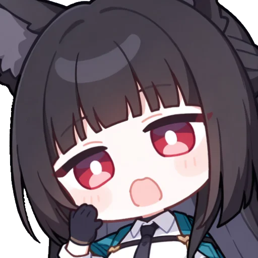 🥱 Стикер «Chibi Miyabi» для Telegram