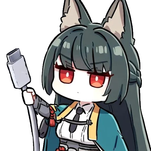 🔌 Стикер «Chibi Miyabi» для Telegram