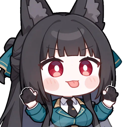 😝 Стикер «Chibi Miyabi» для Telegram