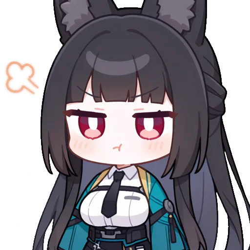 😠 Стикер «Chibi Miyabi» для Telegram
