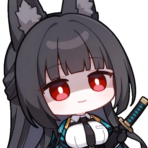 😨 Стикер «Chibi Miyabi» для Telegram