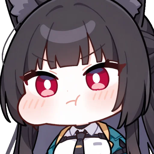😡 Стикер «Chibi Miyabi» для Telegram