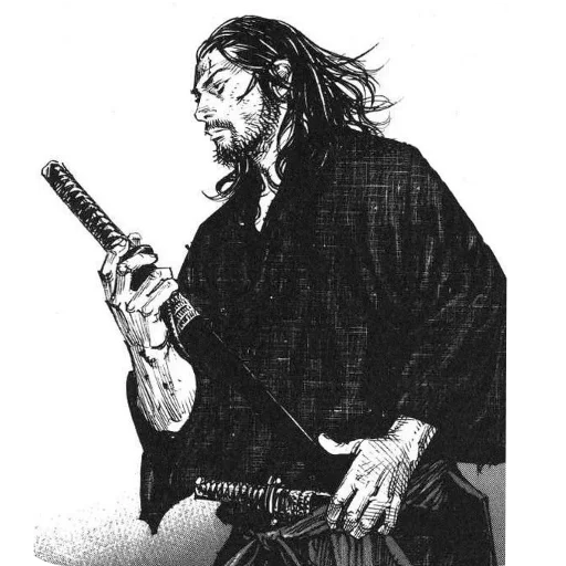 🗻 Стикер «Миямото Мусаси» для Telegram