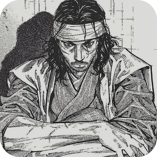 🗻 Стикер «Миямото Мусаси» для Telegram