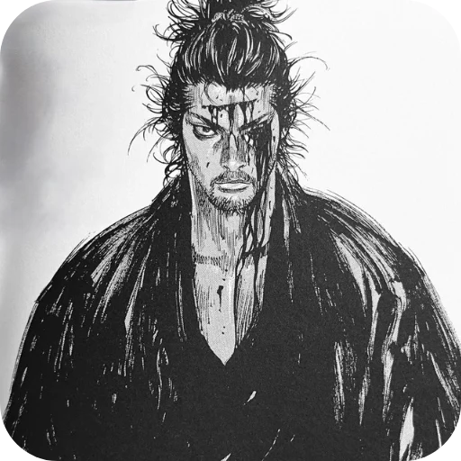 🗻 Стикер «Миямото Мусаси» для Telegram