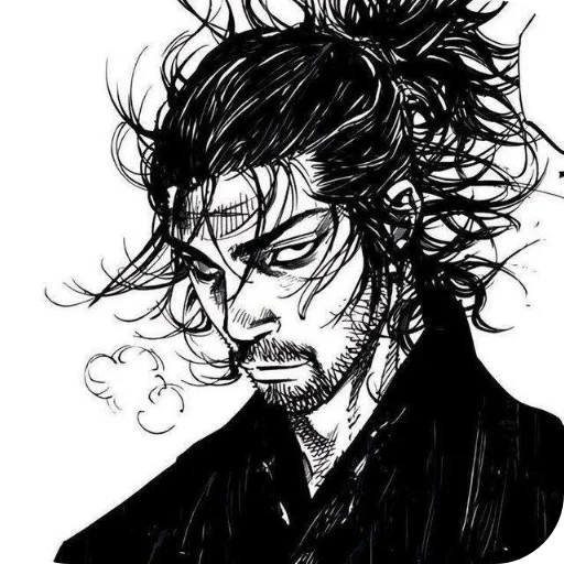 🗻 Стикер «Миямото Мусаси» для Telegram