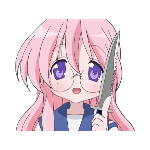 🔪 Стикер «Miyuki lucky star» для Telegram