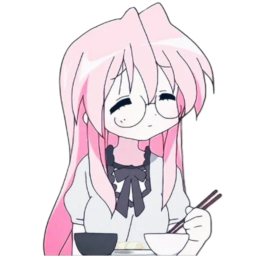 🍚 Стикер «Miyuki lucky star» для Telegram