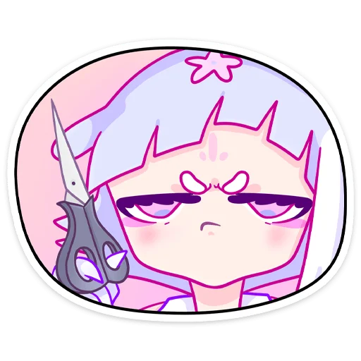 😠 Стикер «Мизу» для Telegram
