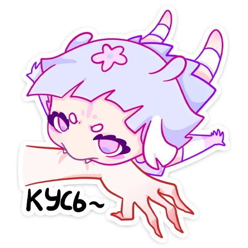 👹 Стикер «Мизу» для Telegram