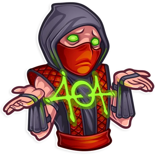 🤷‍♂️ Стикер «Mortal Kombat» для Telegram