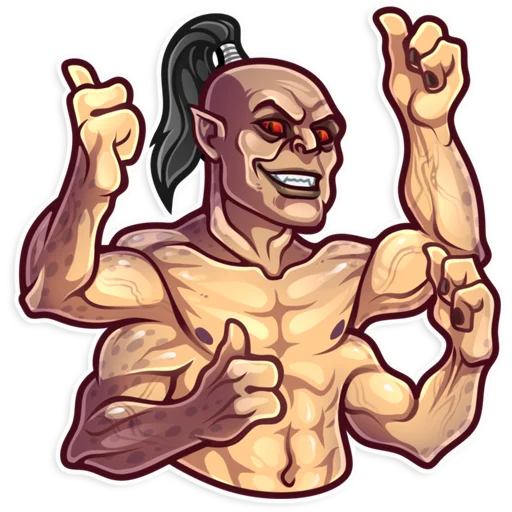 👍 Стикер «Mortal Kombat» для Telegram