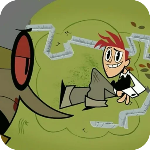 🙂 Стикер «My Life as a Teenage Robot» для Telegram