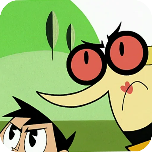 😡 Стикер «My Life as a Teenage Robot» для Telegram