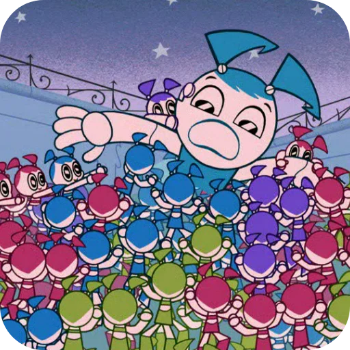 😟 Стикер «My Life as a Teenage Robot» для Telegram