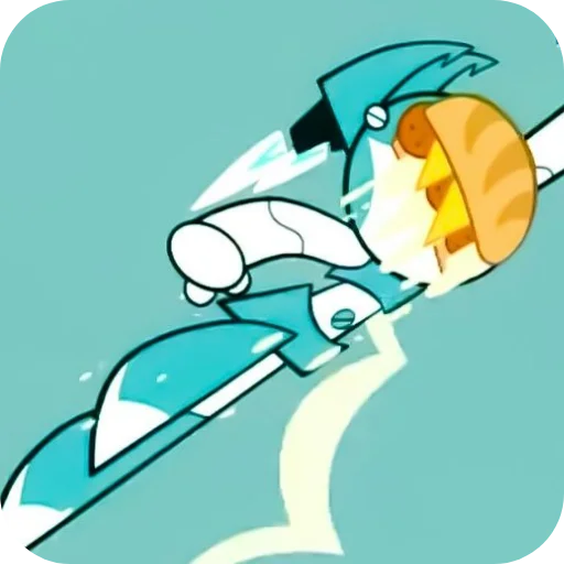 🥪 Стикер «My Life as a Teenage Robot» для Telegram