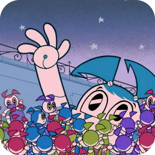 🌊 Стикер «My Life as a Teenage Robot» для Telegram