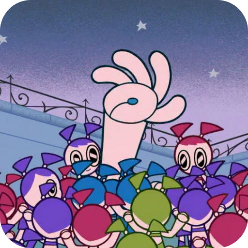 😵 Стикер «My Life as a Teenage Robot» для Telegram