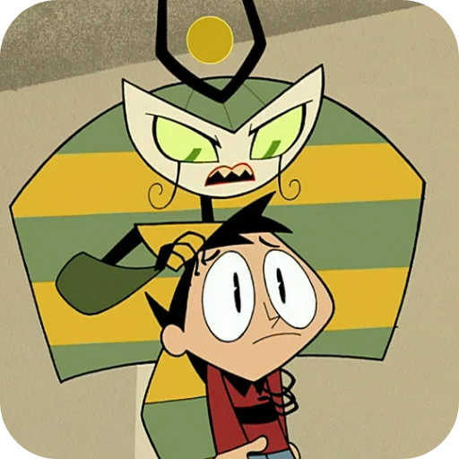 🫂 Стикер «My Life as a Teenage Robot» для Telegram
