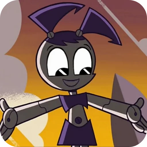 🎬 Стикер «My Life as a Teenage Robot» для Telegram