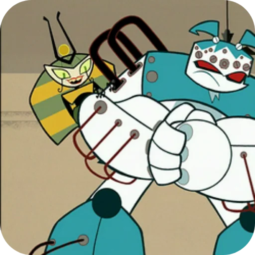 🤠 Стикер «My Life as a Teenage Robot» для Telegram