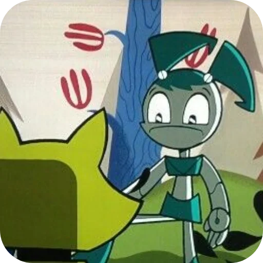 😶 Стикер «My Life as a Teenage Robot» для Telegram