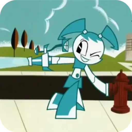 🧯 Стикер «My Life as a Teenage Robot» для Telegram