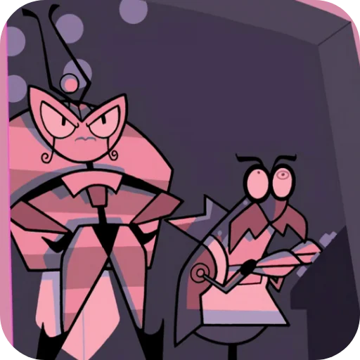 😒 Стикер «My Life as a Teenage Robot» для Telegram